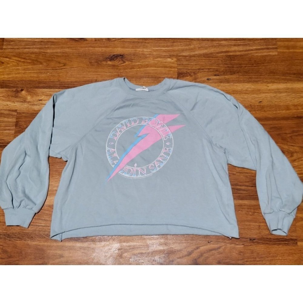 david bowie crop top sweatshirt Size‎ Small